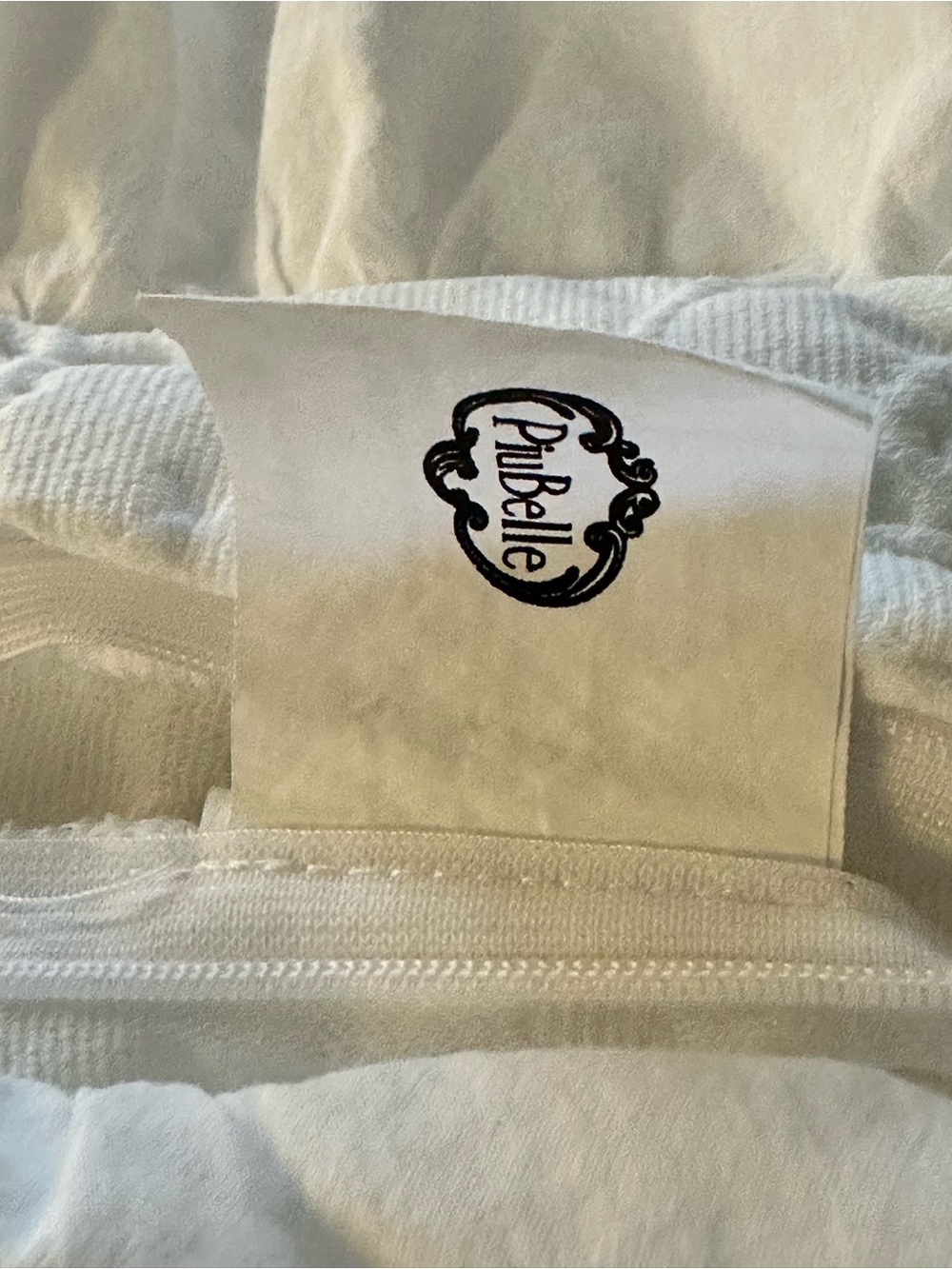 White Ruffled Textured Queen Coverlet - Picture 3 of 3